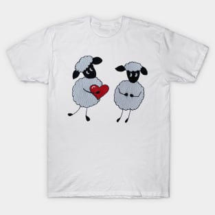 Two sheep in love T-Shirt